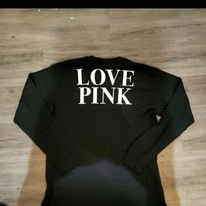 VS PINK LOGO LS SHIRT